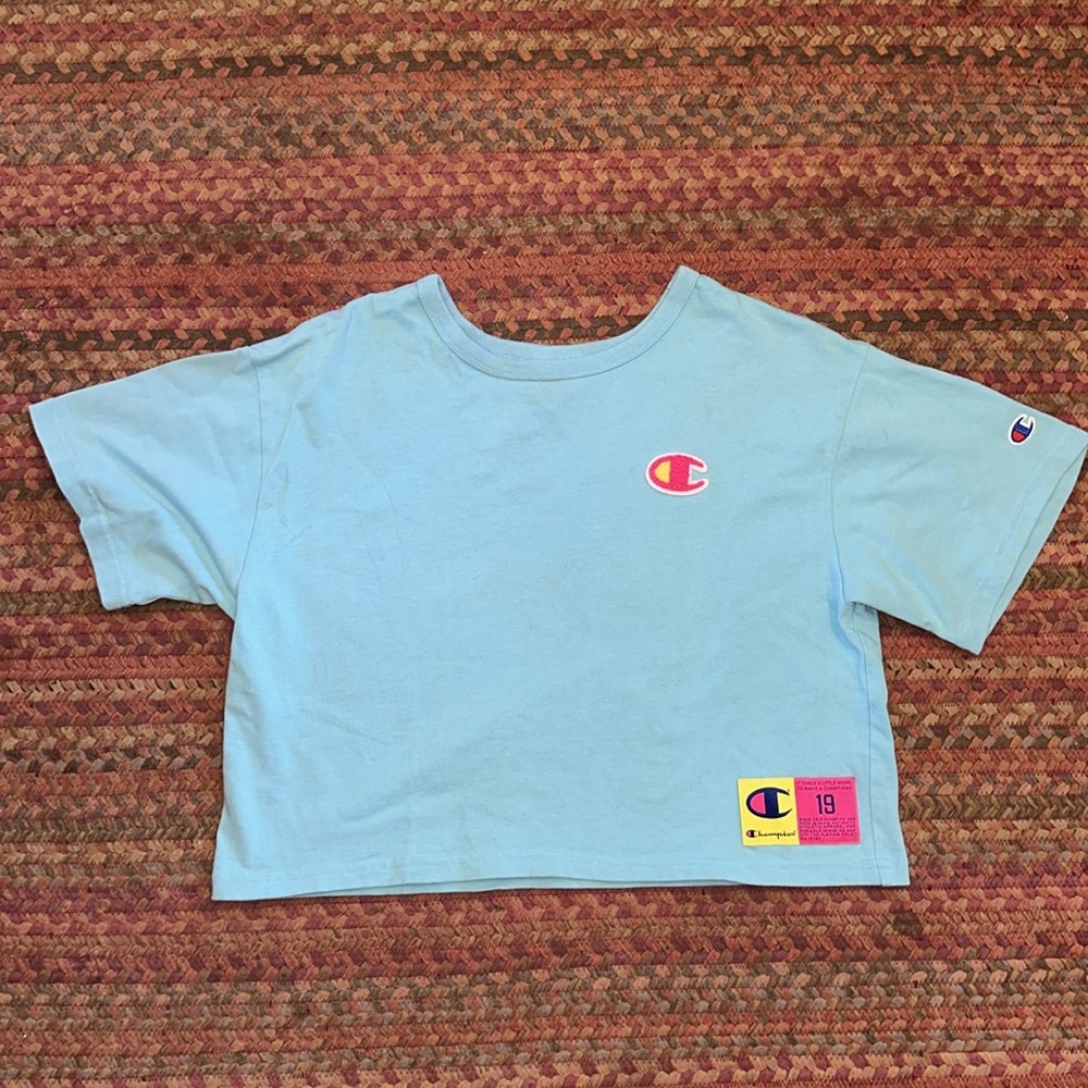 BLUE CHAMPION BOXY TEE